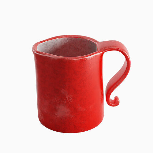 Stylized Coffee Cup 02 Low-poly 3D model