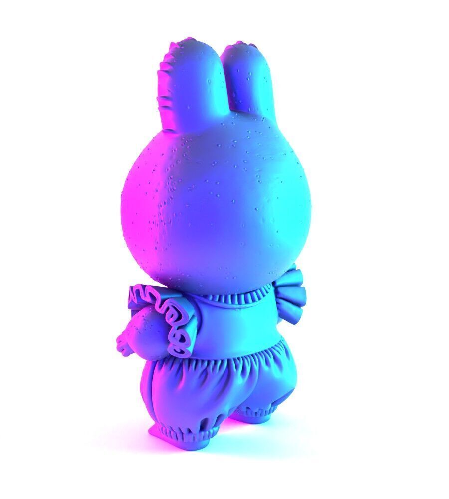 Labubu Tutu Skirt toy 3D print model_9