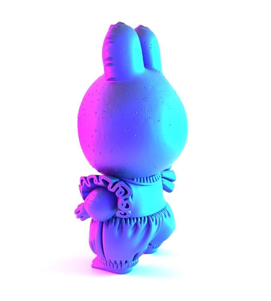 Labubu Tutu Skirt toy 3D print model_8