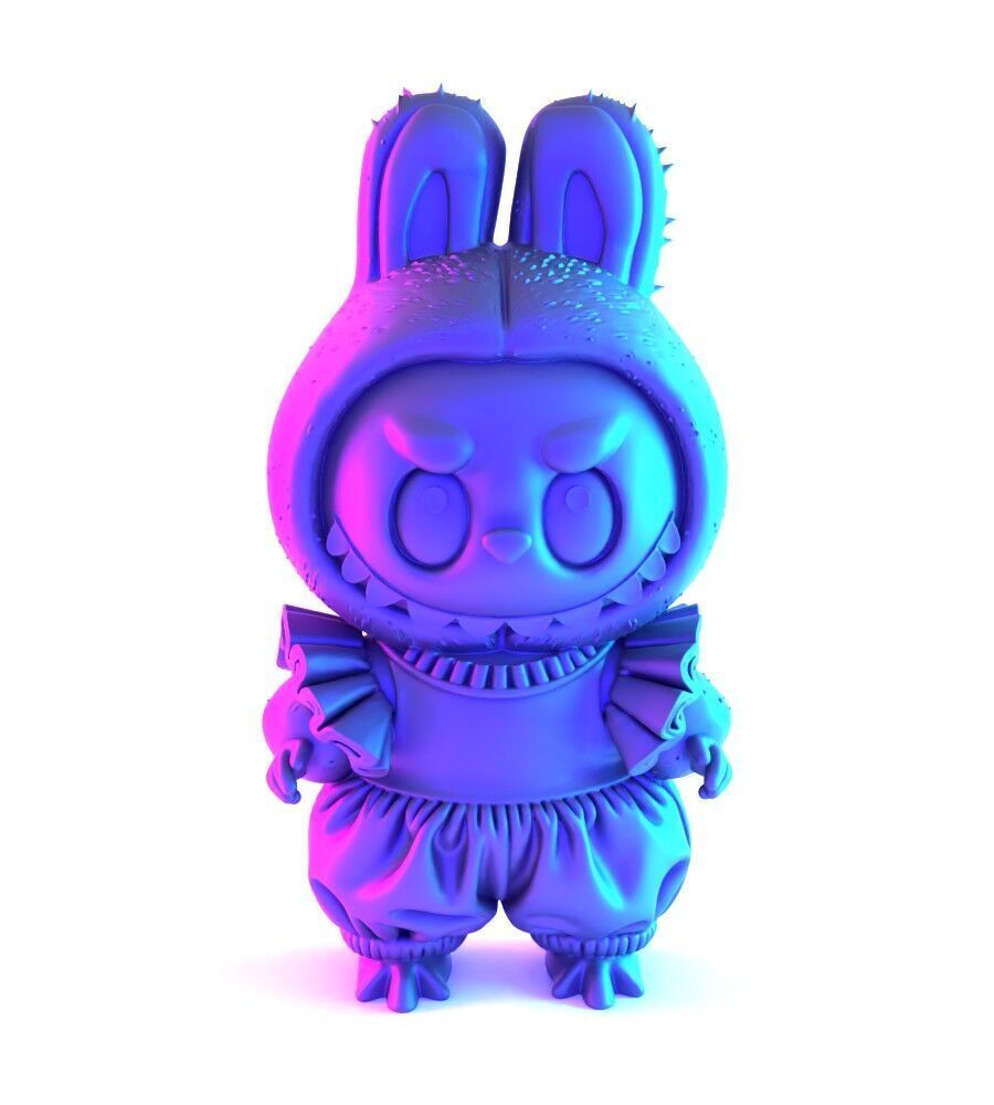 Labubu Tutu Skirt toy 3D print model_22