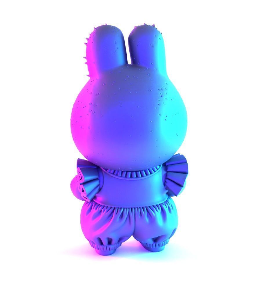 Labubu Tutu Skirt toy 3D print model_11