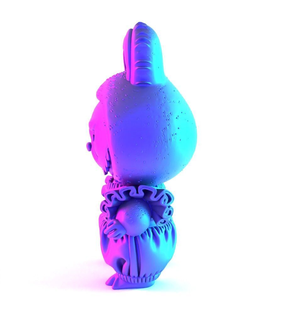 Labubu Tutu Skirt toy 3D print model_6