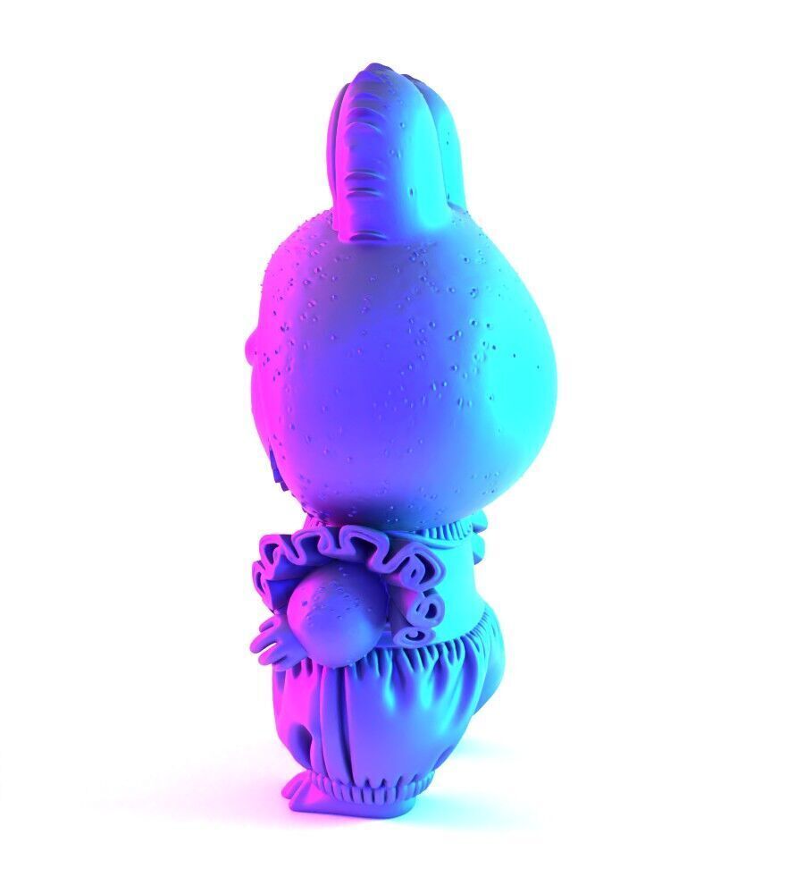 Labubu Tutu Skirt toy 3D print model_7