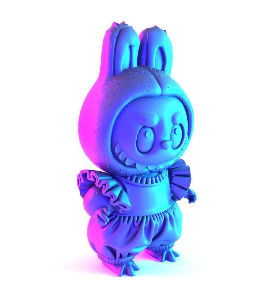 Labubu Tutu Skirt toy 3D print model_20