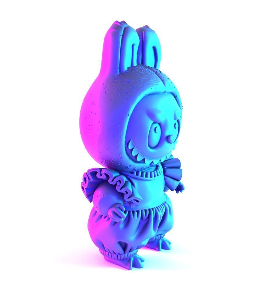Labubu Tutu Skirt toy 3D print model_19