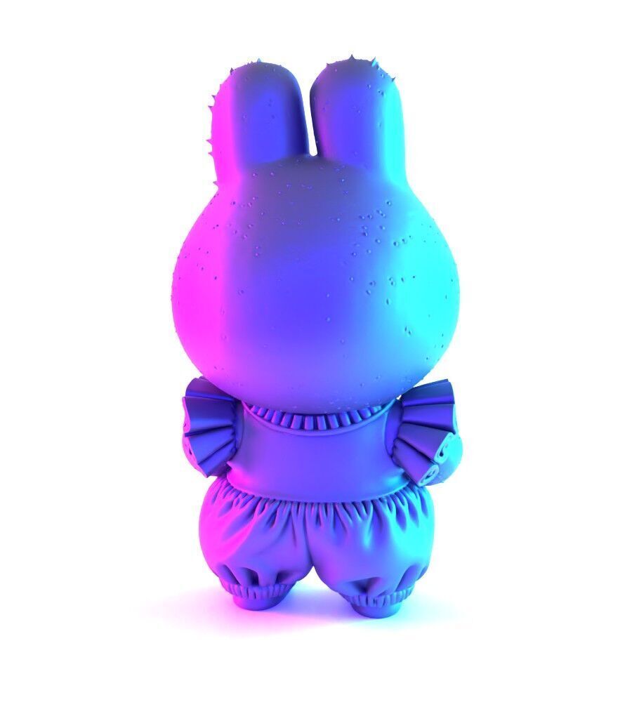 Labubu Tutu Skirt toy 3D print model_12