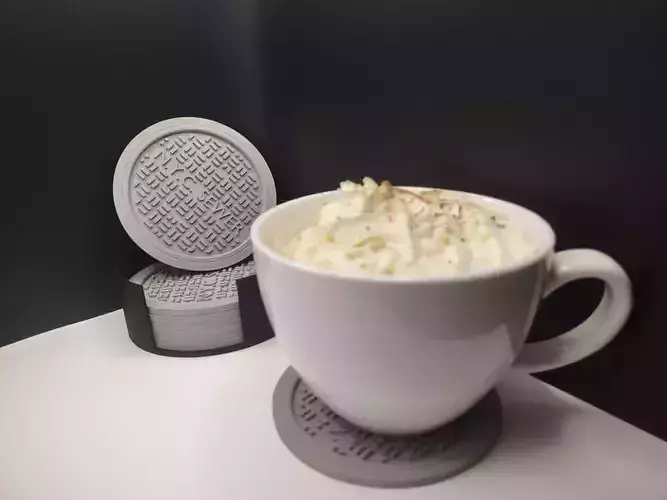 New York City Coaster Set with holder