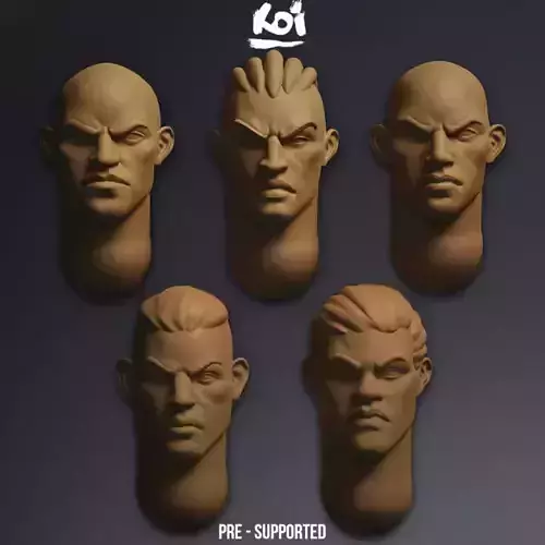 Praetorian Stormguard - Warriors Miniature Heads