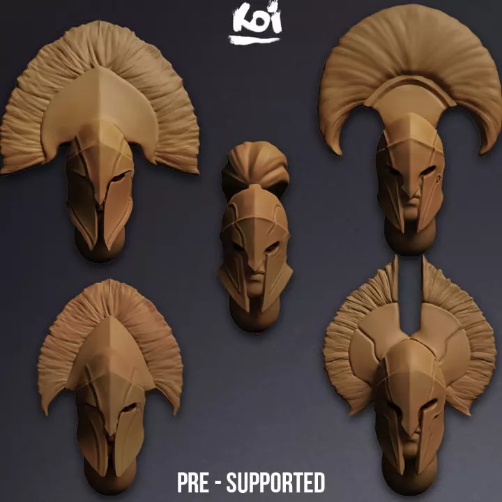 Praetorian Stormguard - Elite Helmets Set 3D print model
