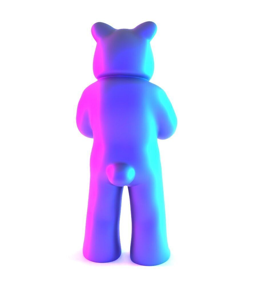 Face to Face Bear Inner Self Luke Chueh toy 3D print model_12
