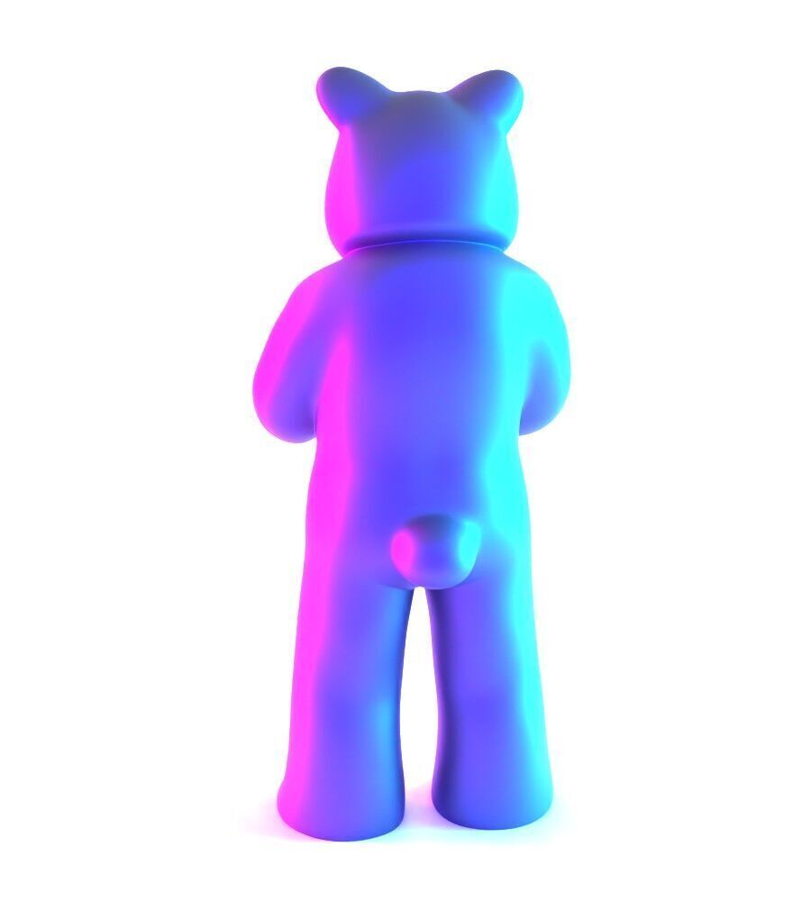 Face to Face Bear Inner Self Luke Chueh toy 3D print model_11