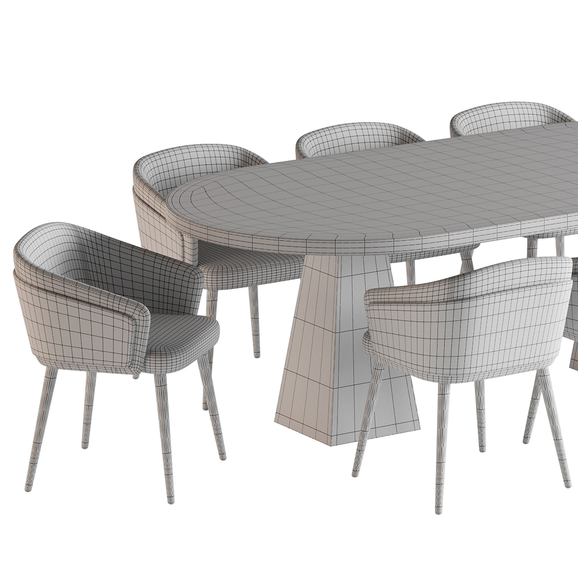 Dining table Melbrun 2 3D model_14