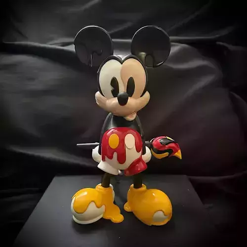 Melt Drip Mickey Mouse toy 3D print model