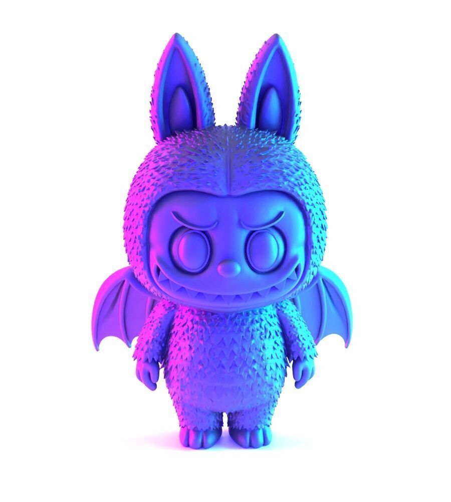 Labubu Count Dracula Halloween toy 3D print model_22