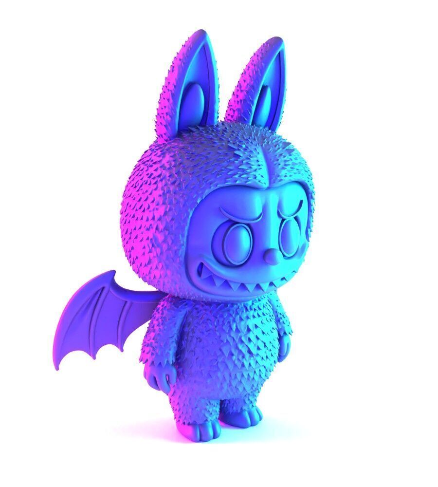 Labubu Count Dracula Halloween toy 3D print model_20