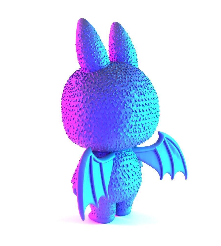 Labubu Count Dracula Halloween toy 3D print model_9