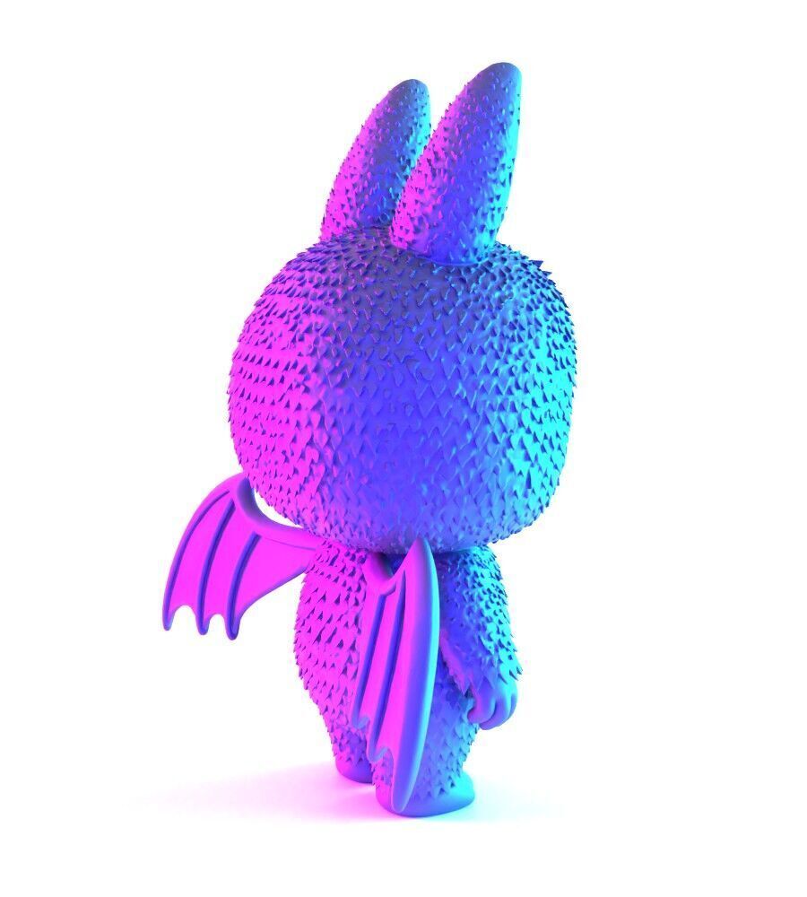 Labubu Count Dracula Halloween toy 3D print model_15