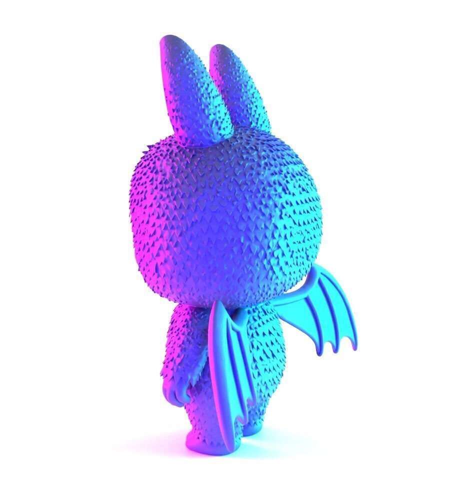 Labubu Count Dracula Halloween toy 3D print model_8