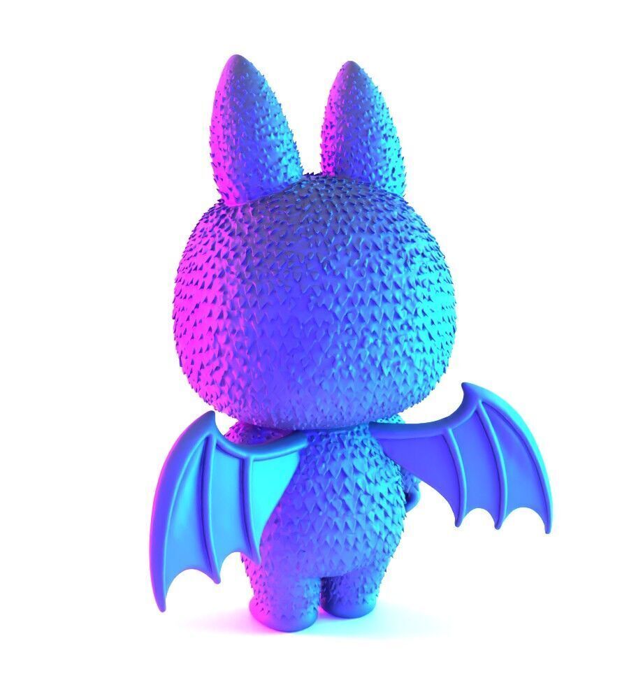 Labubu Count Dracula Halloween toy 3D print model_10