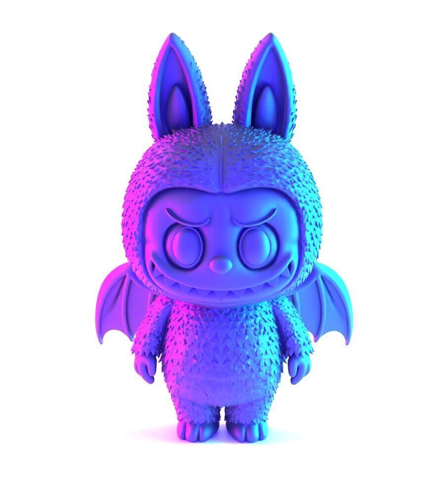 Labubu Count Dracula Halloween toy 3D print model_1