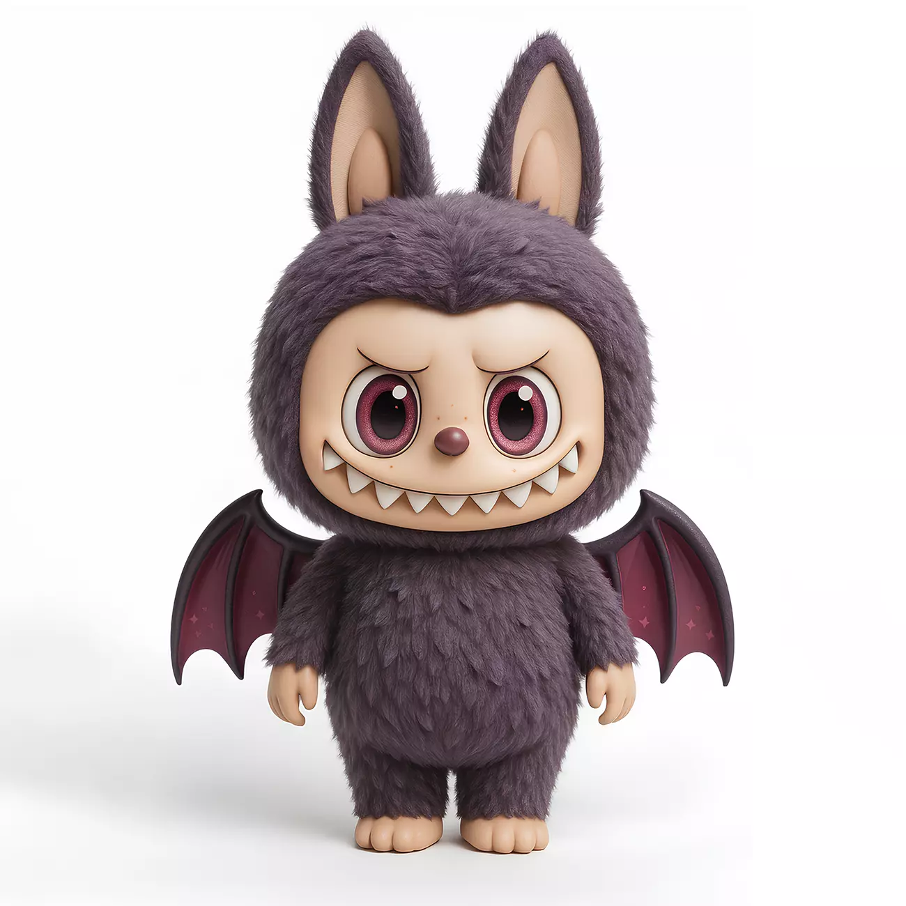 Labubu Count Dracula Halloween toy 3D print model_0