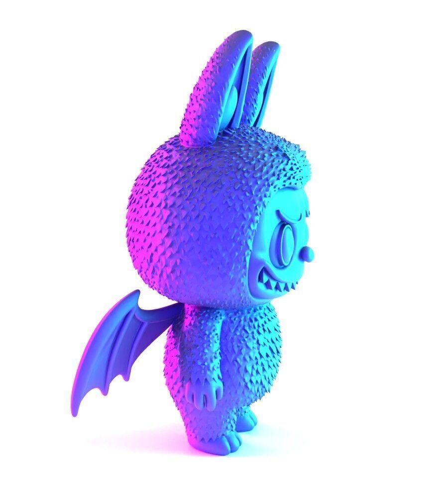 Labubu Count Dracula Halloween toy 3D print model_18