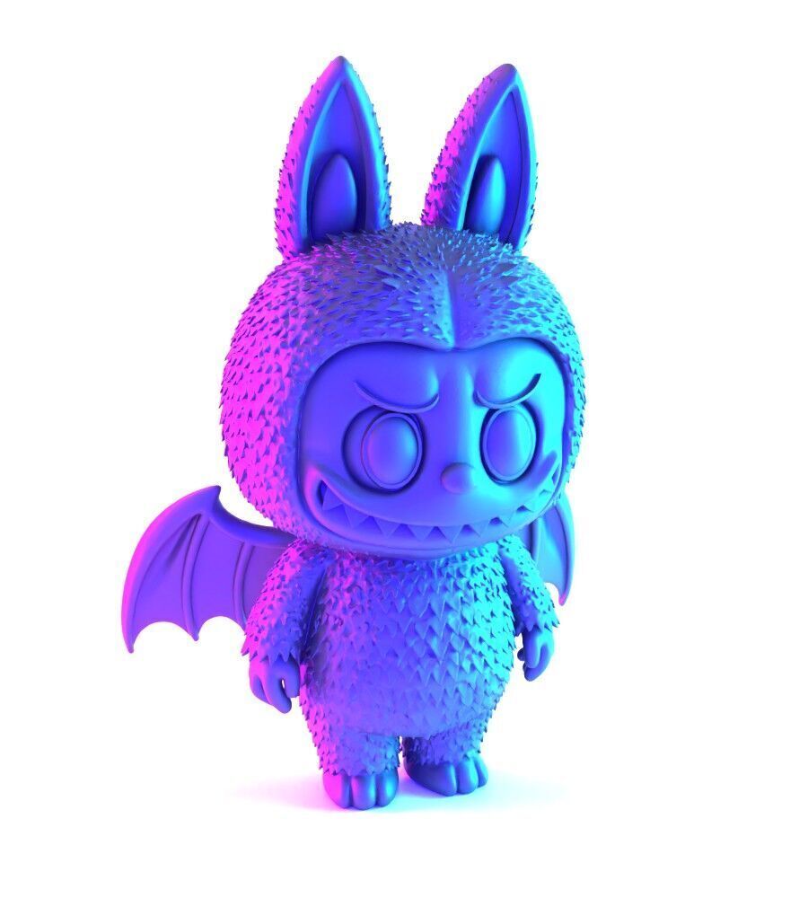 Labubu Count Dracula Halloween toy 3D print model_21