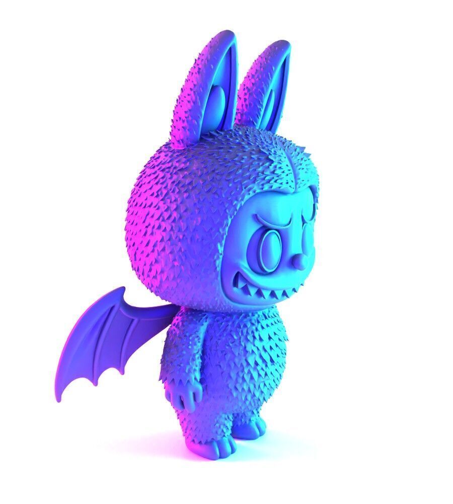 Labubu Count Dracula Halloween toy 3D print model_19