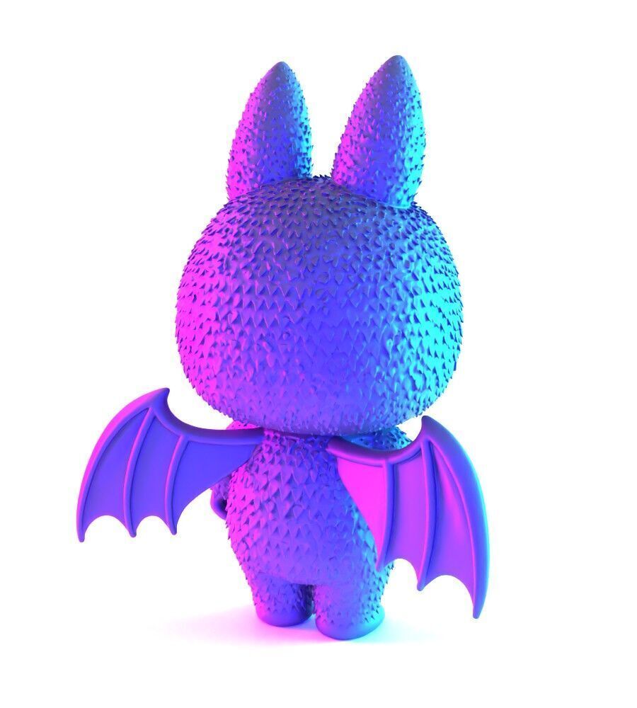 Labubu Count Dracula Halloween toy 3D print model_13