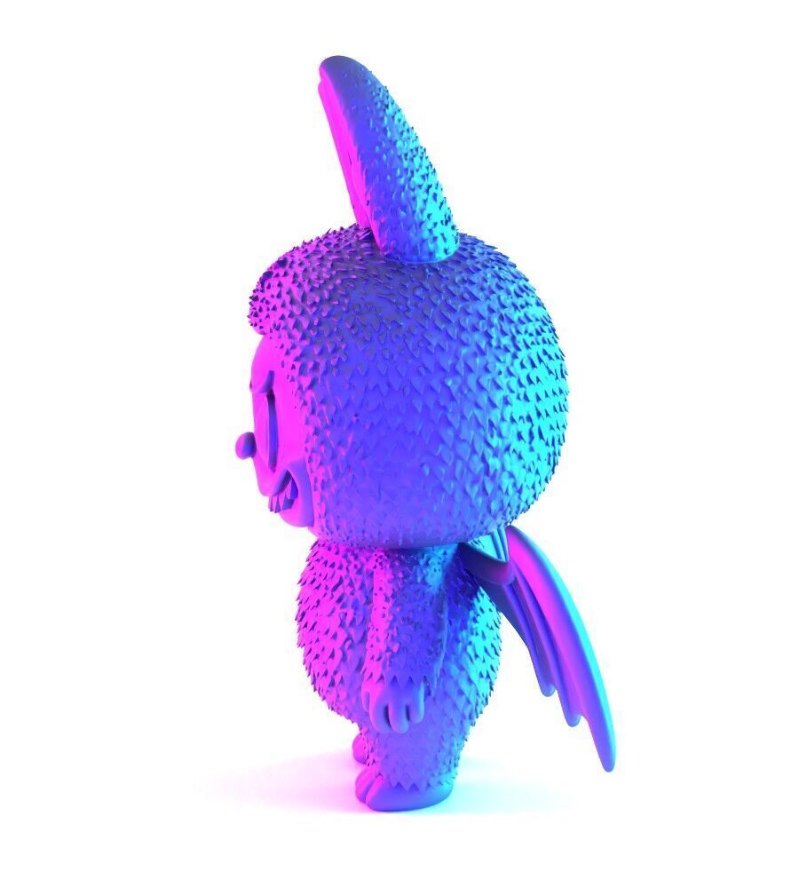 Labubu Count Dracula Halloween toy 3D print model_6