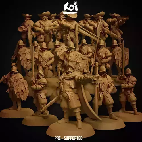 Guildmarch Militia - Bundle 3D print model