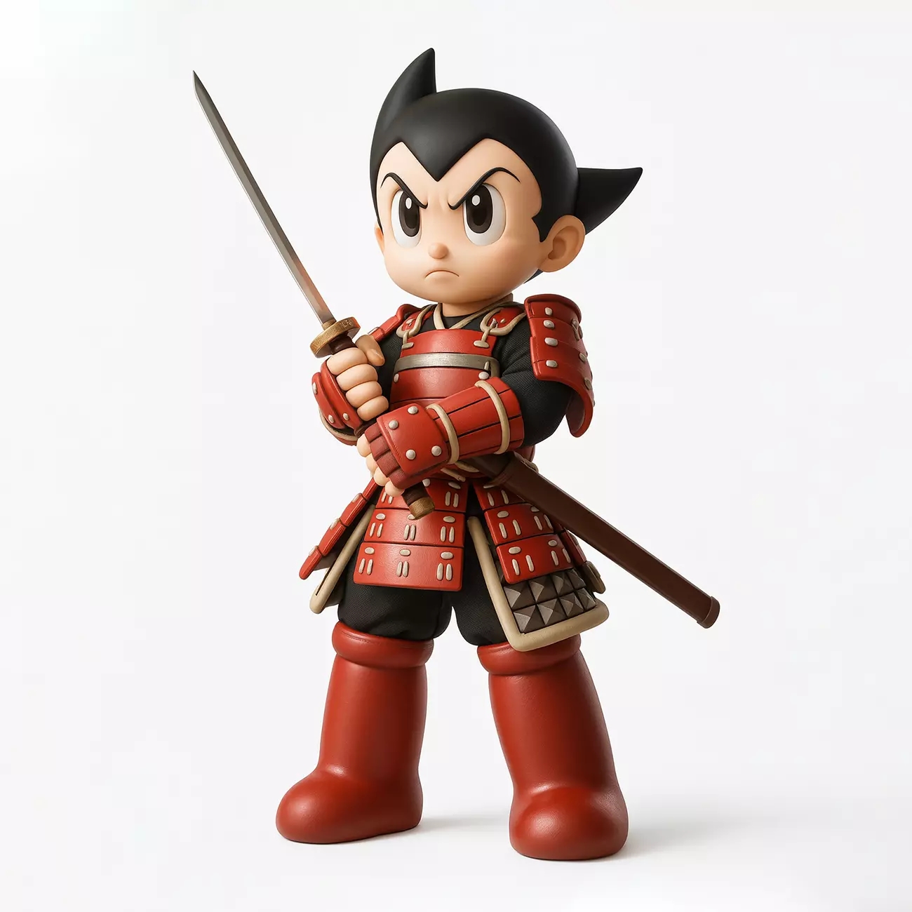 Japanese Astroboy Samurai toy 3D print model