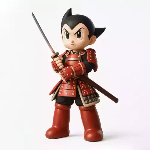 Japanese Astroboy Samurai toy