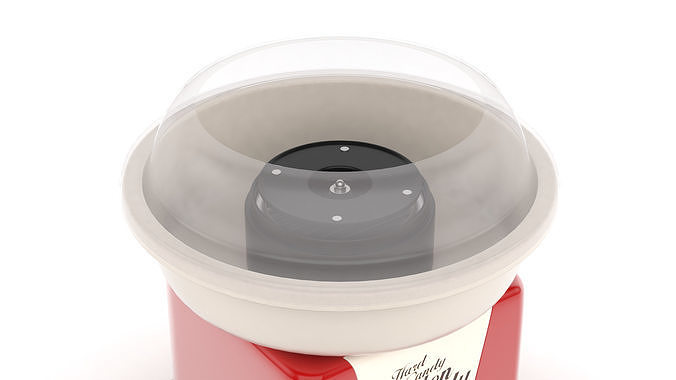 Cotton Candy Maker 3D model 5