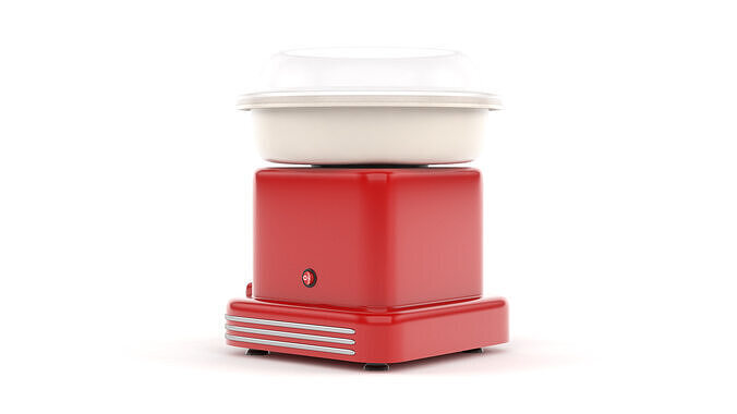 Cotton Candy Maker 3D model 4