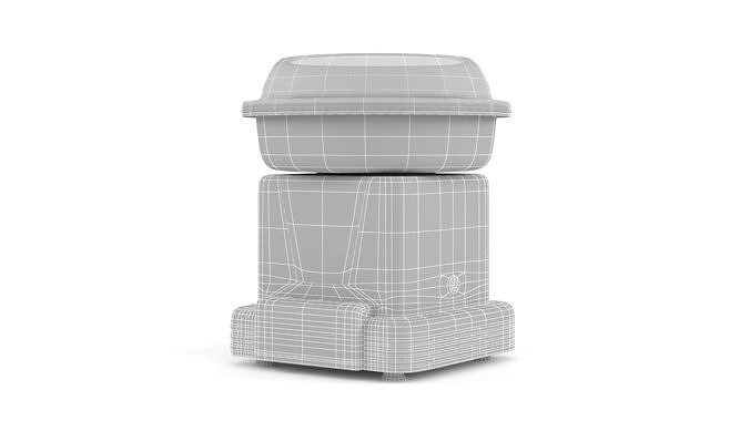 Cotton Candy Maker 3D model 6