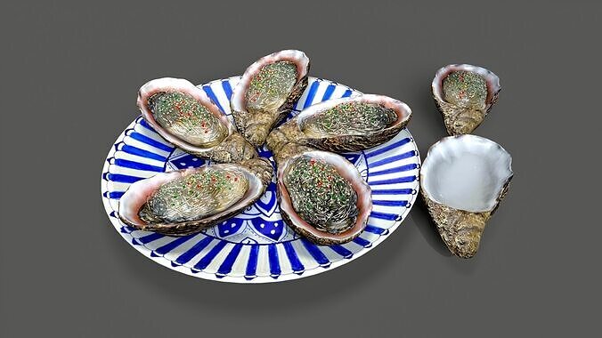 oyster Free low-poly 3D model