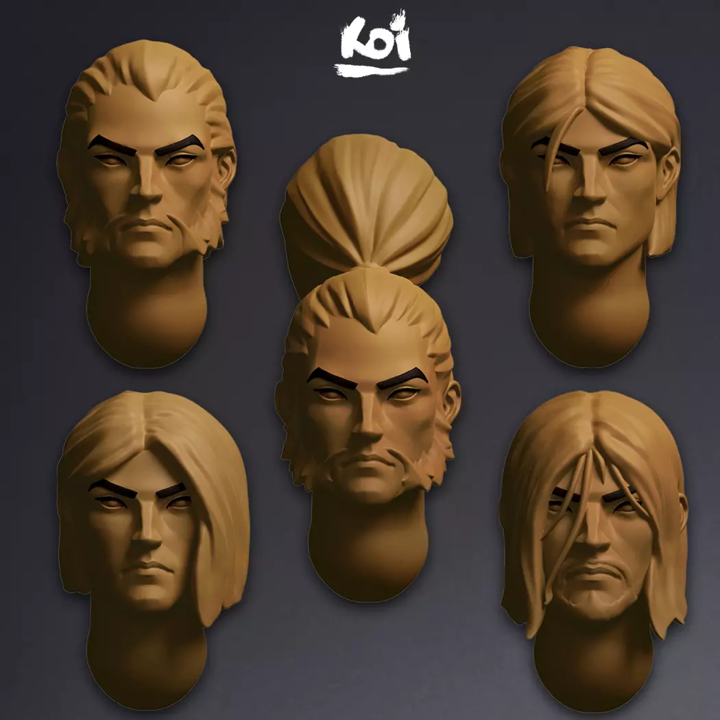 Ronins - Head set 3D print model