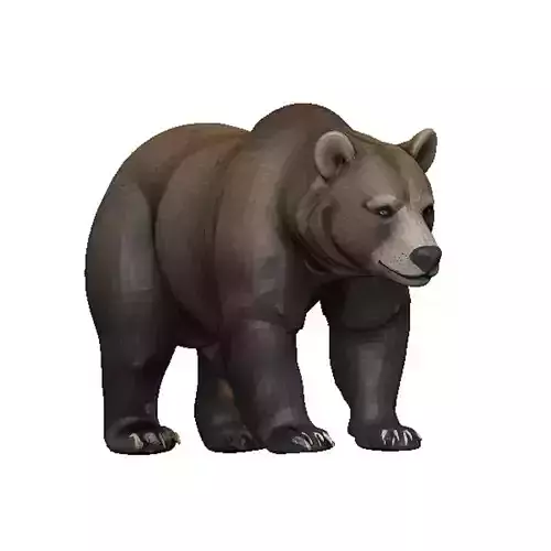 Bear-Bear Low-poly 3D model