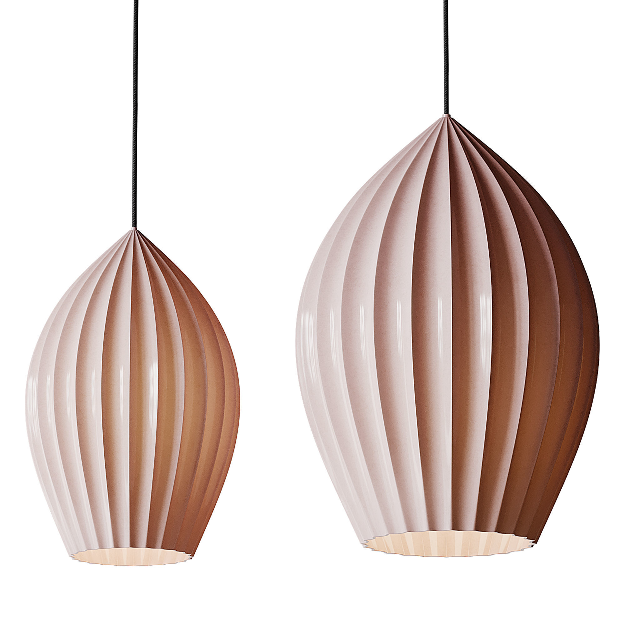Fin Suspension light 3D model_6