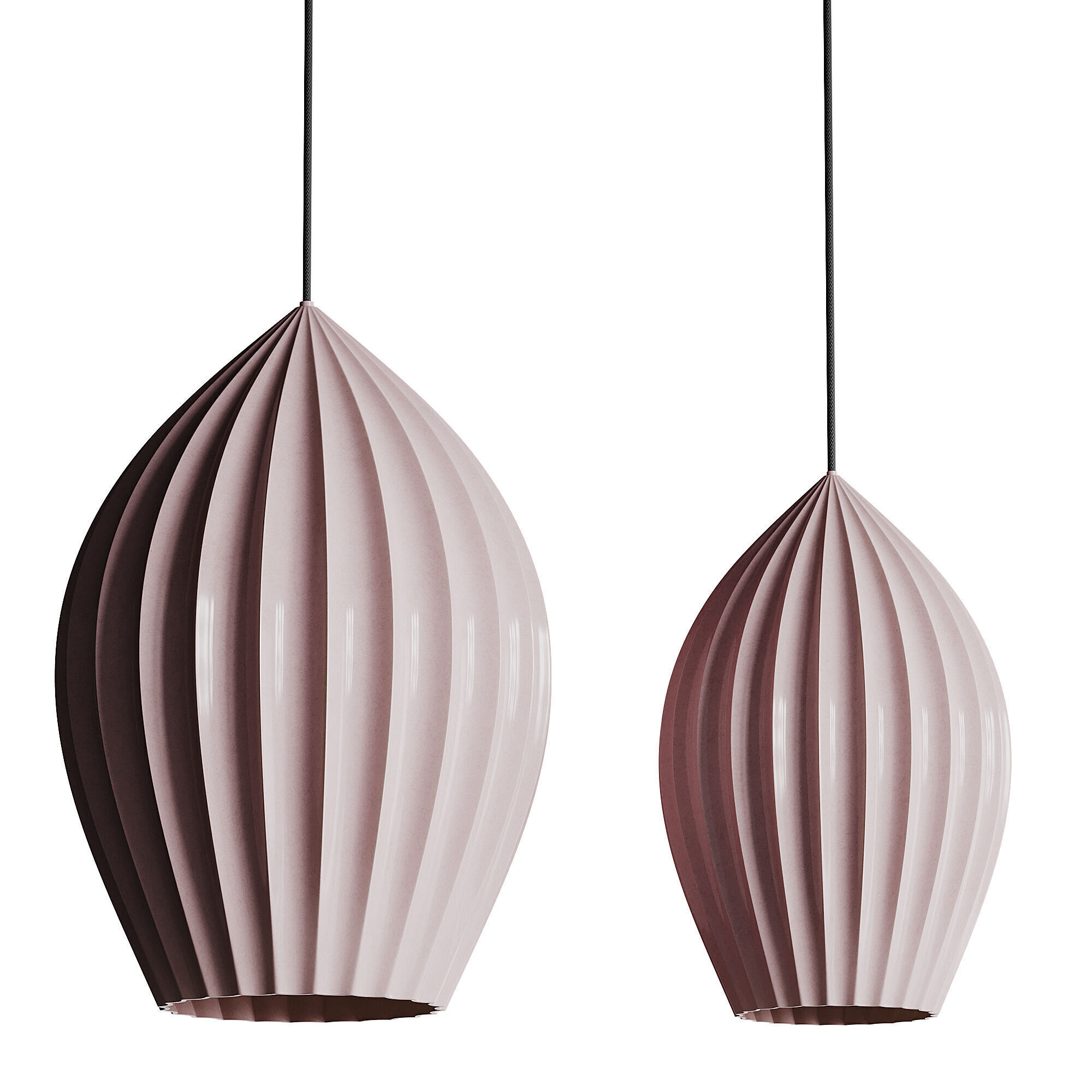 Fin Suspension light 3D model_12