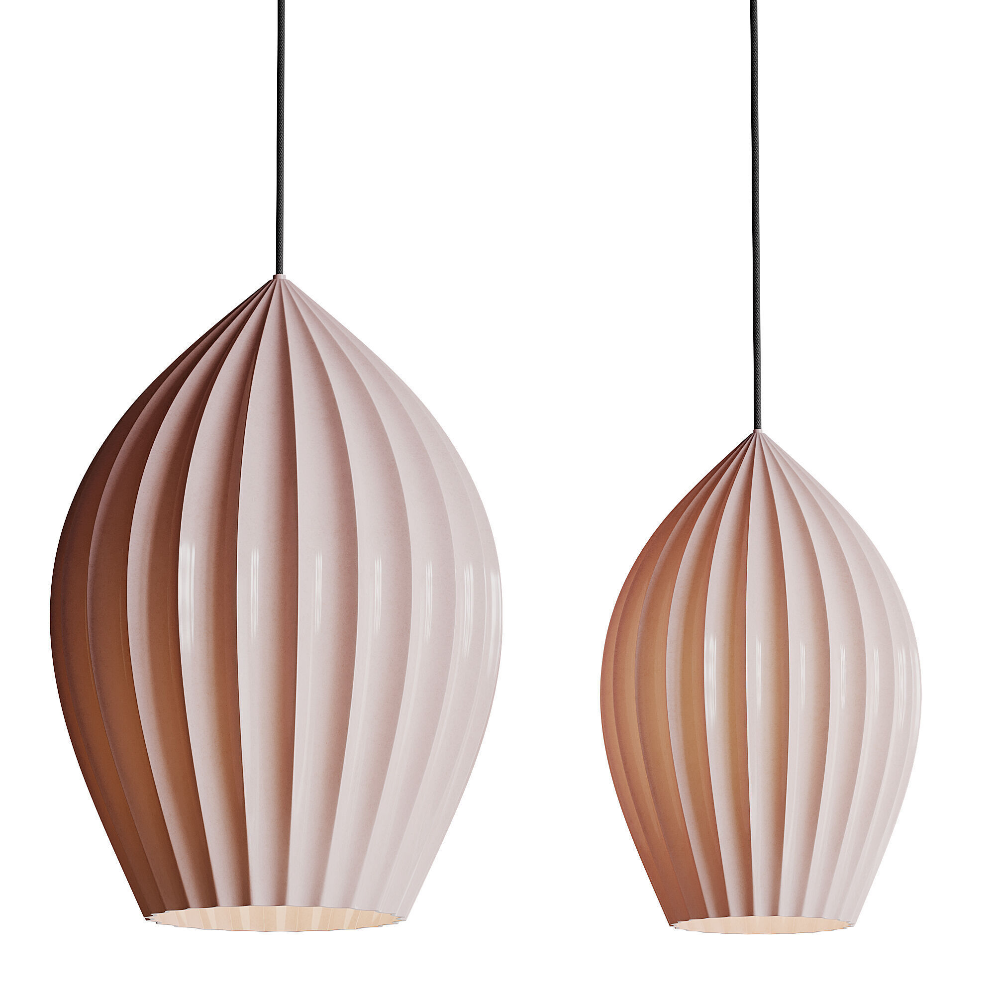 Fin Suspension light 3D model_5