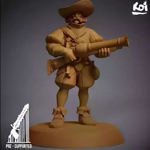 Guildmarch Militia - Handgunner 5