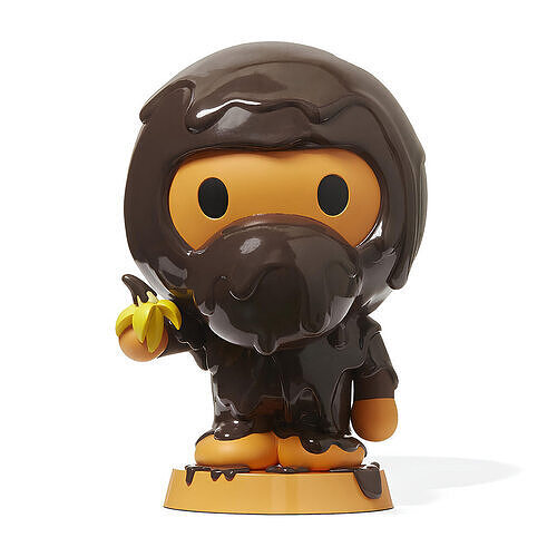 Chocolate Bape Baby Milo Melt Drip toy 3D print model