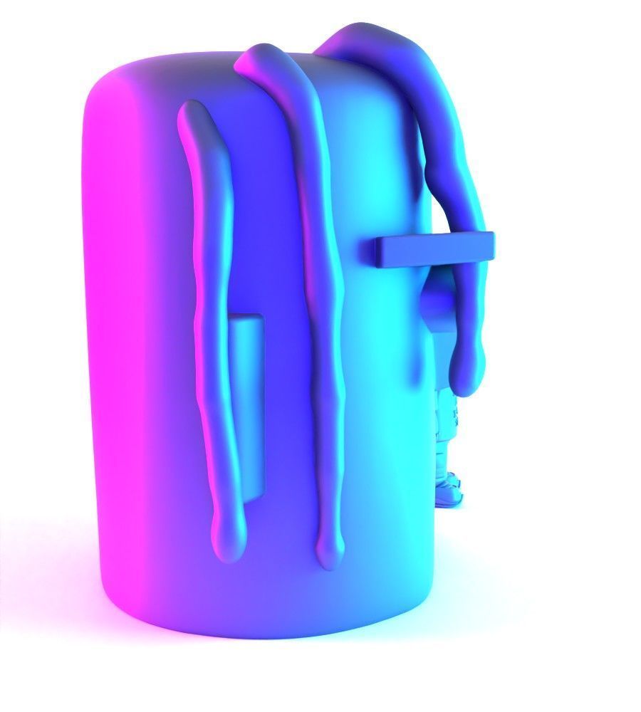 Travis Scott SpongeBob SquarePants Look Mom I Can Swim toy 3D print model_16