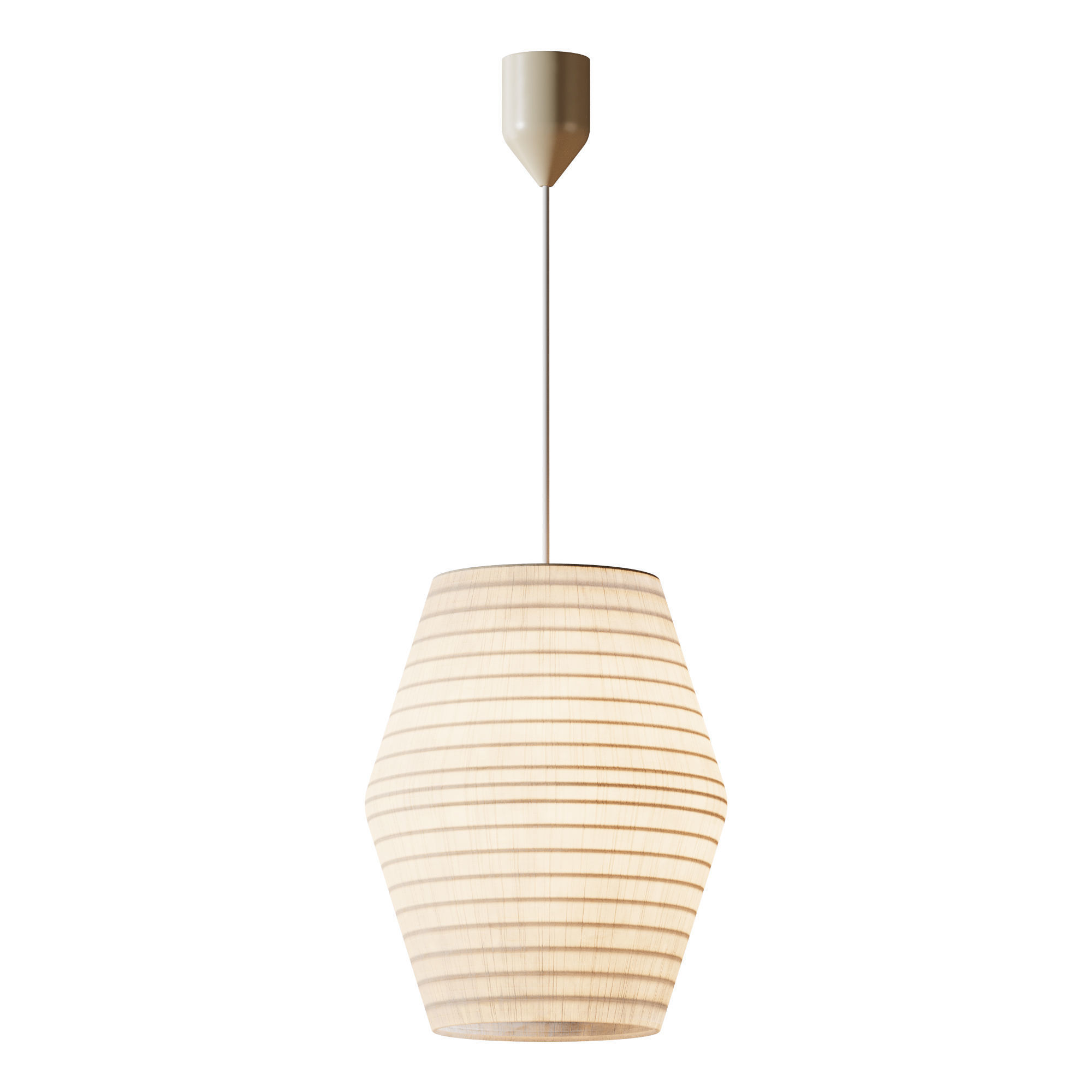 Gifu Lantern Pendant light 3D model_1