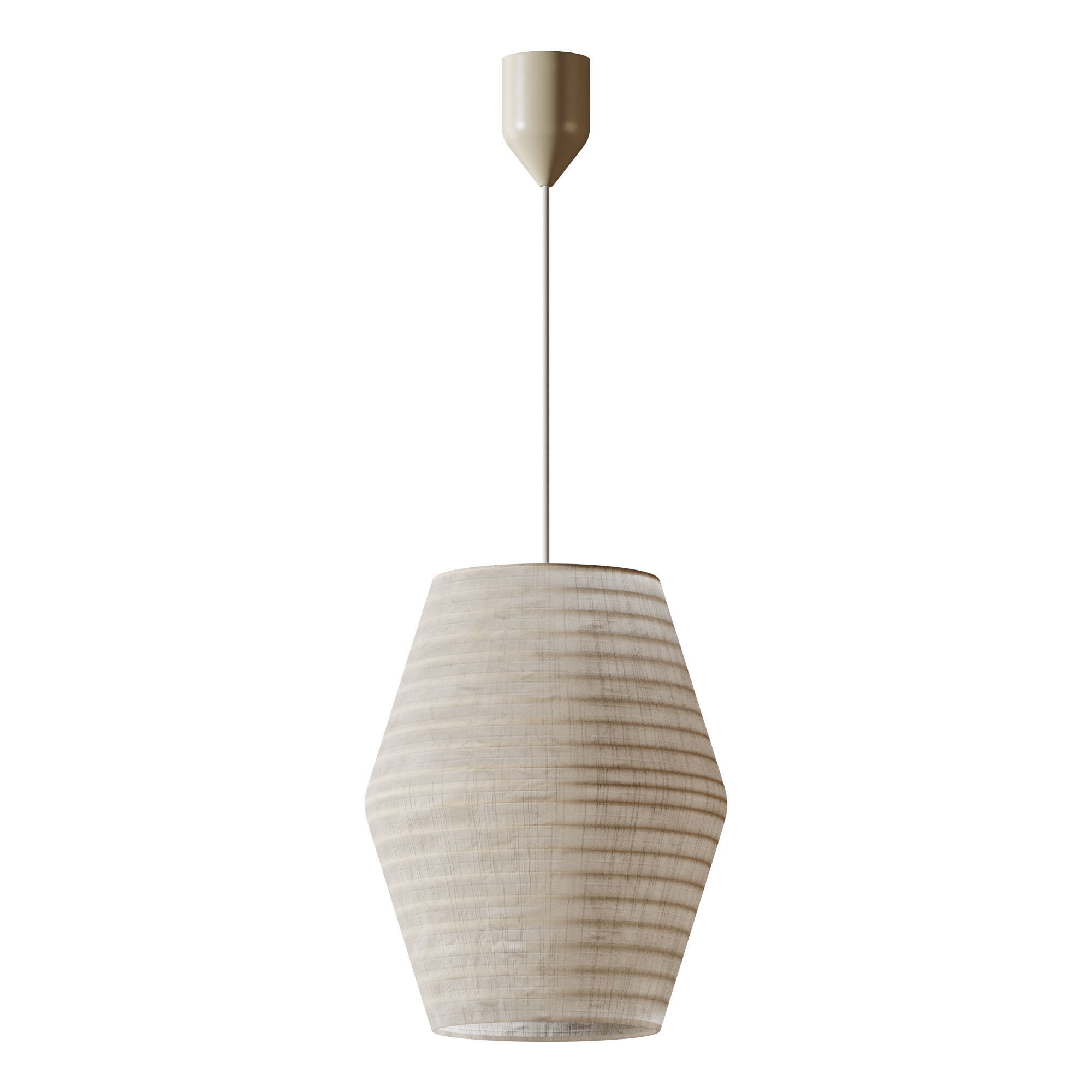 Gifu Lantern Pendant light 3D model_2