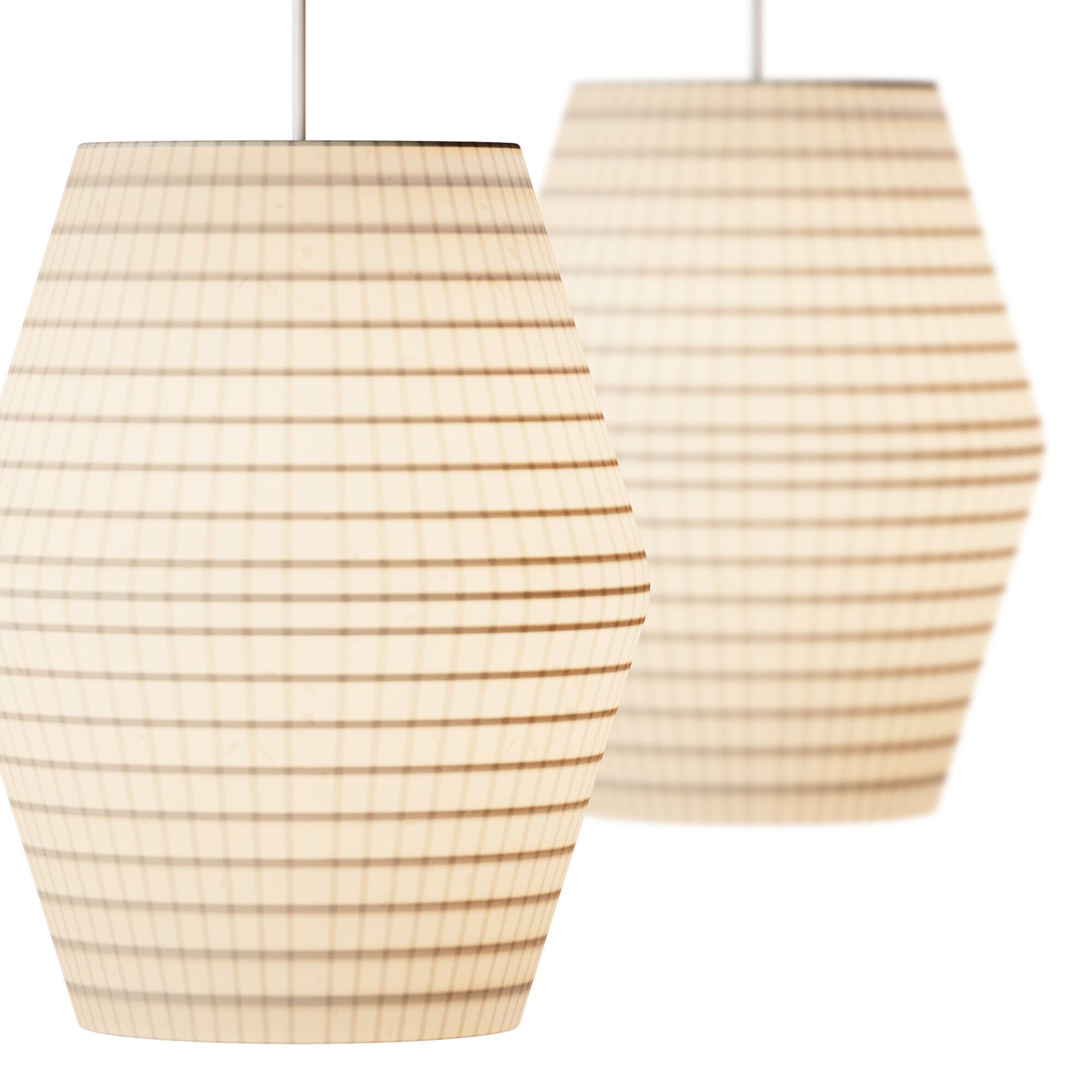 Gifu Lantern Pendant light 3D model_9