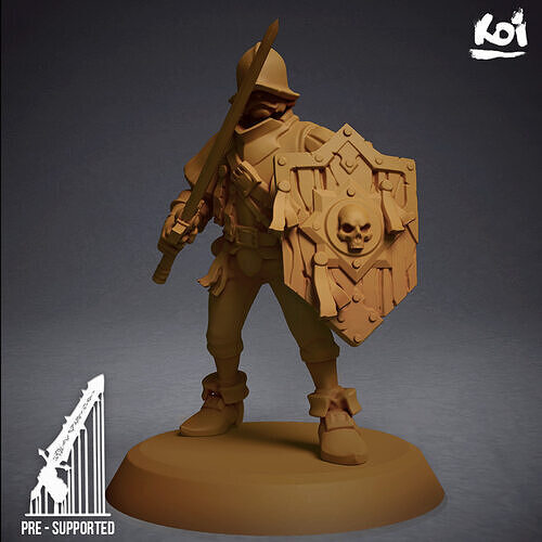 Guildmarch Militia - Infantry 3 3D print model