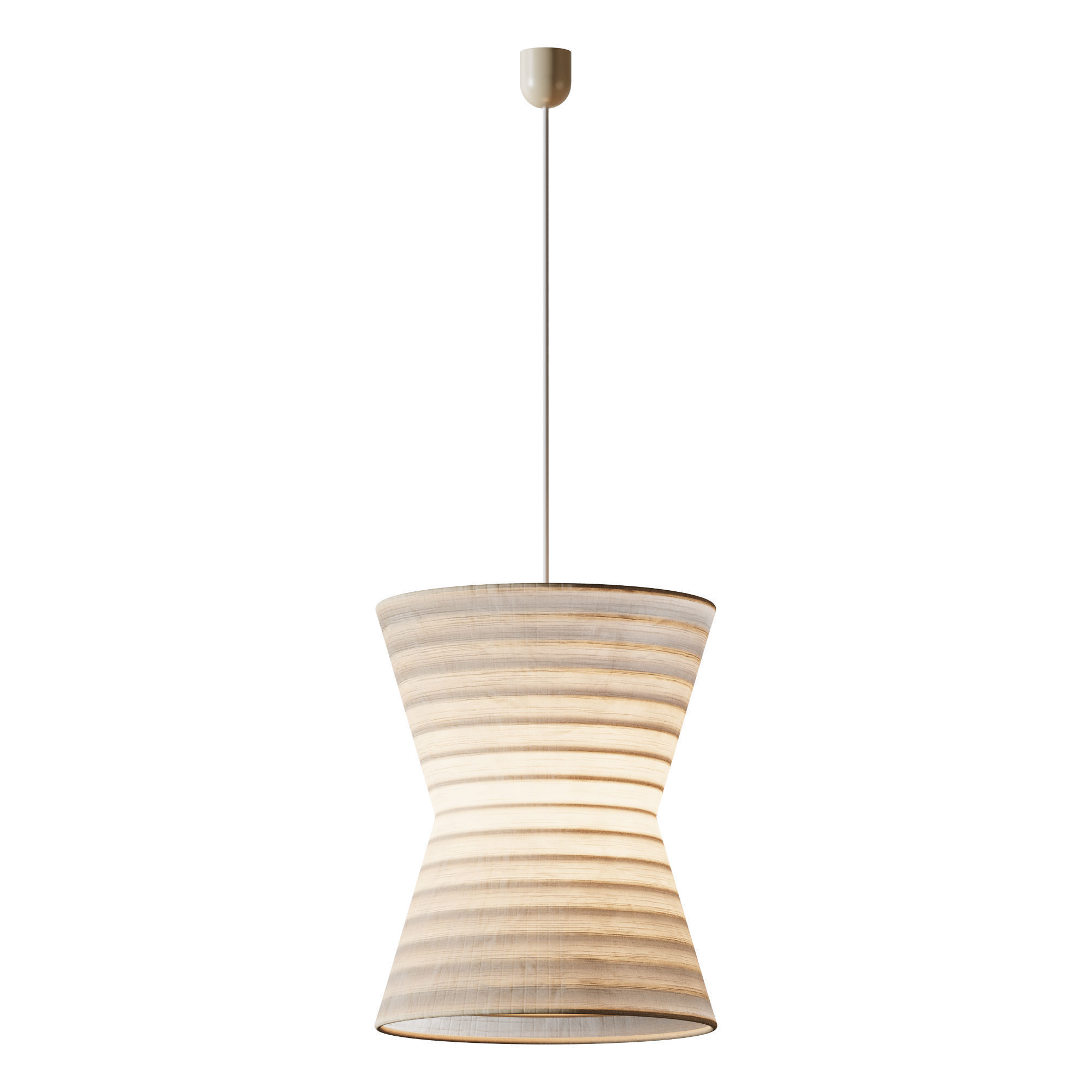 Gifu Lantern Pendant light 02 3D model_1